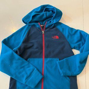 The North Face kids fleece Zip Up Hoodie
